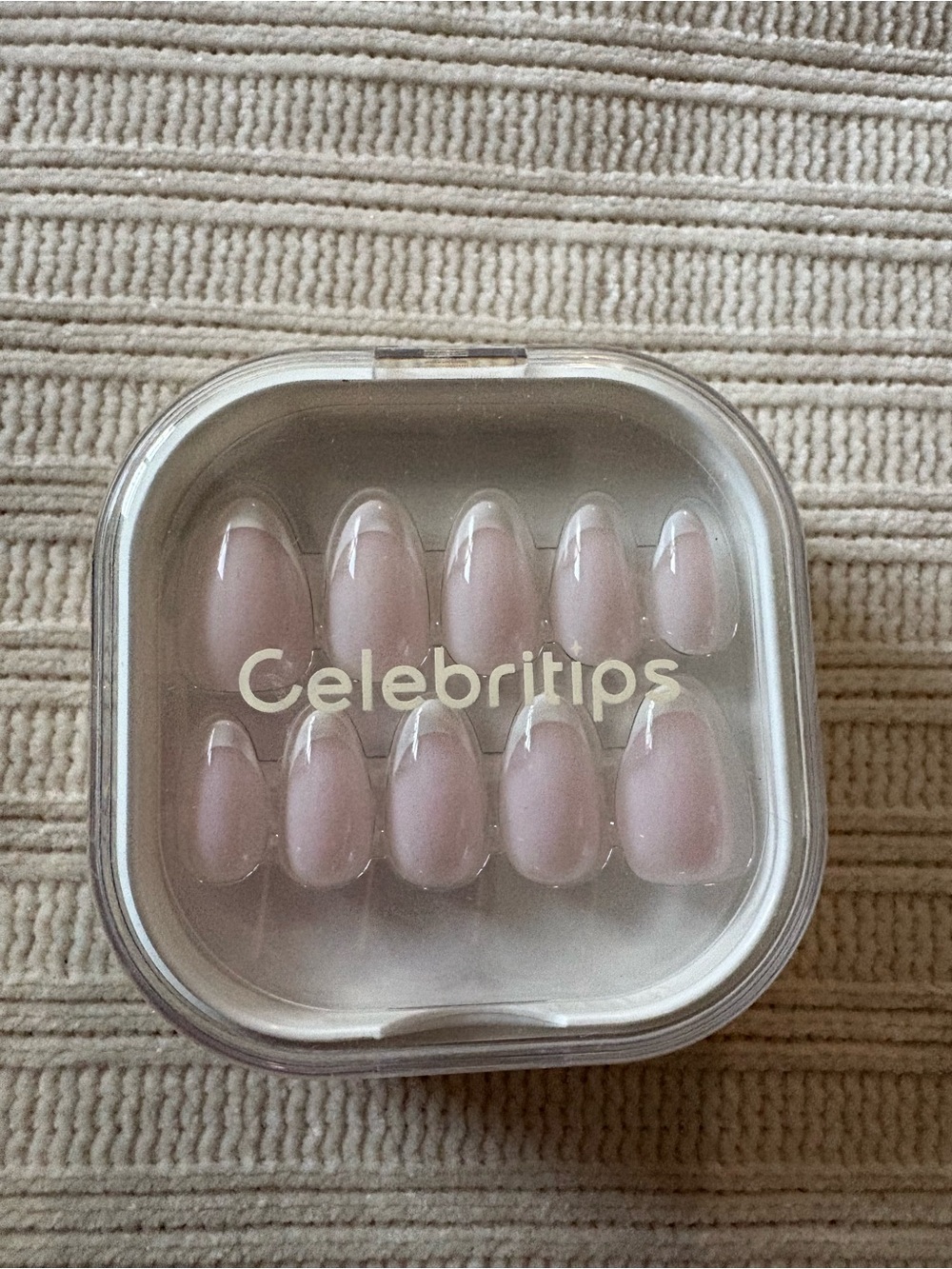 Celebritips Pink Classic French Press-On Nails